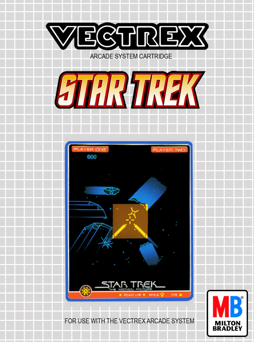 Star Trek: The Motion Picture box art for Vectrex